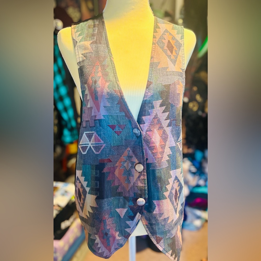Vintage Western Boho Vest